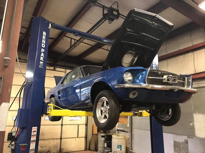 Classic Mustang up for service